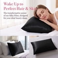 thumbnail image 3 of Deago Silk Pillowcases for Hair and Skin with Envelope Closure Pillow cases Soft Satin Pillow Covers (Standard 20×30inch, Set of 2), 3 of 9