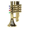 thumbnail image 2 of Instruments de Trompette de Jeu Musical - 4 Tons d'Or, 36x19cm 34x11x9cm, 2 of 3