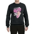 thumbnail image 2 of Wild Bobby, Shore Surfer Betty Boop Betty Boop Unisex Crewneck Sweatshirt, Black, 5X-Large, 2 of 5