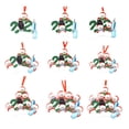 thumbnail image 4 of Resina De Navidad Navidad Familia Diy Bendiciones Escritas A Mano Colgantes De Muñeco De Nieve Regalo Para Amigo O Familia Speravity HA040823-20, 4 of 6