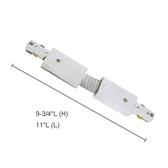 Jesco Lighting HFLXJ 10" H Track Flexible Connector