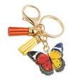 thumbnail image 3 of Colorful Butterflies Acrylic Keychain Female Car Keys Chain Rings Bag Pendant - First Nations, 3 of 5