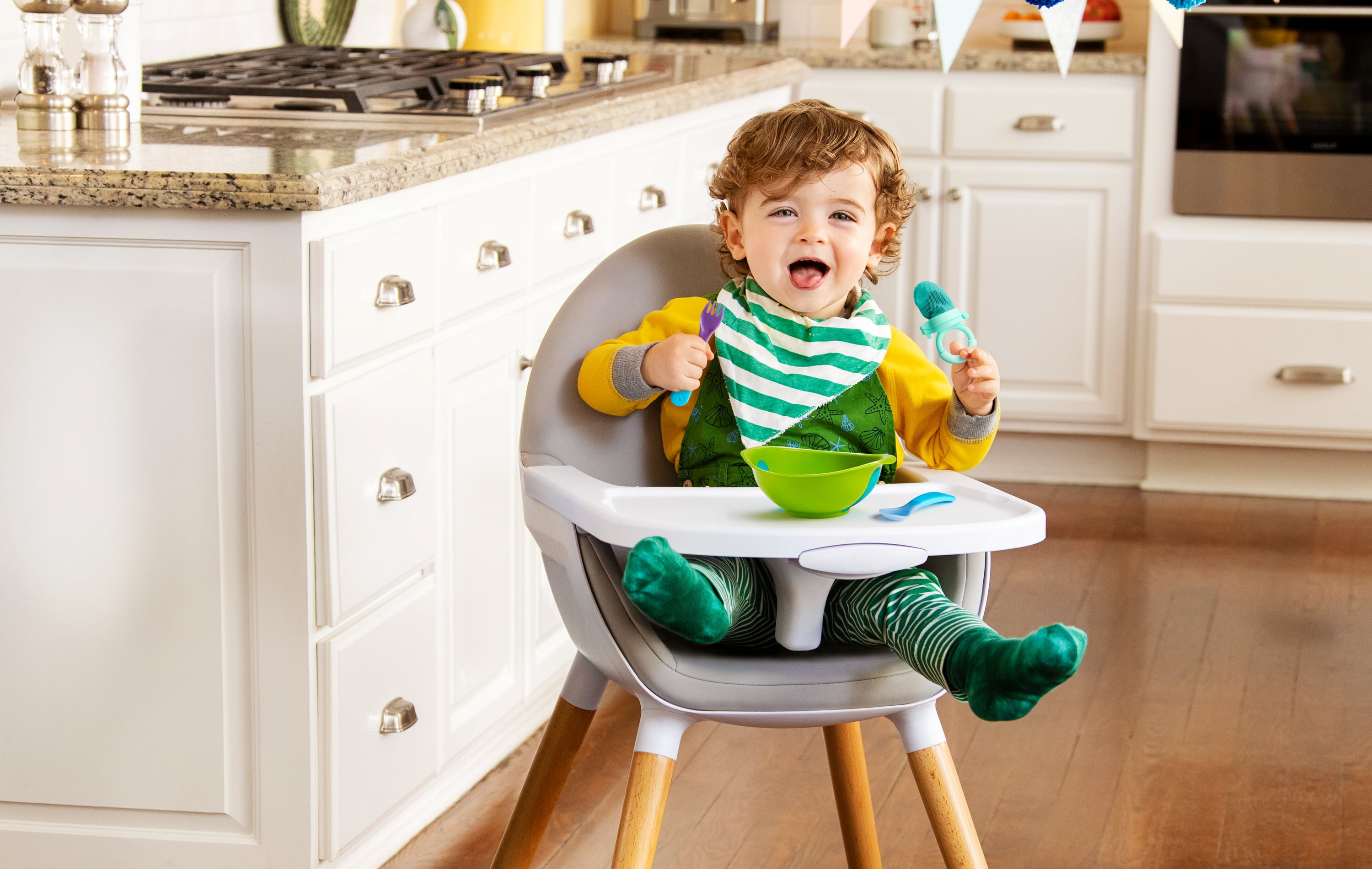 (3 pack) Munchkin Fresh Food Baby Feeder, Mint, Unisex, BPA-Free, 6+ Months