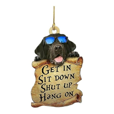 

Car Dog Pendant Pendant Car Key Backpack Accessories Pendant Double-sided Cute Car Pendant Car Accessories Hanging Pendant