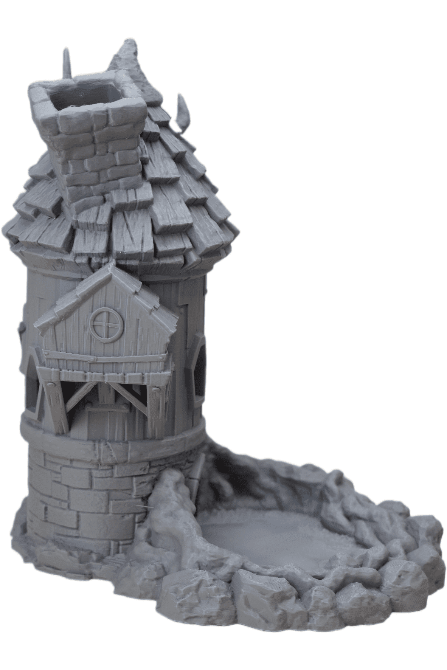 The Wizard's Tower Dice Tower - 11 Inch Tall Dice Tower, 3D Printed, Tabletop RPG, DND Accessories, Dice Tower, Dice Accessories, Role Playing Game