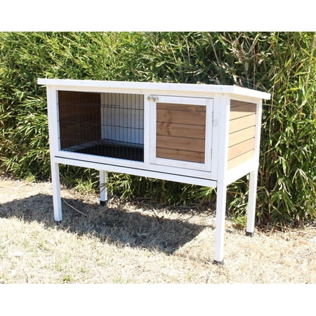 Zylina Extreme Wood Rabbit Hutch for Rabbits, Bunnies and Guinea Pigs, 48"(L) x 22"(W) x 36"(H)