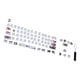 thumbnail image 1 of Diseño De Tapa De Tecla Plum Wangjiang Plum Blossome Compatible Con 61/64 Para Teclado Mecánico DIY, 1 of 7