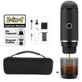 thumbnail image 2 of 2 in 1 Capsule Powder Travel Coffee Maker Electric Espresso Coffee Machine for Car & Home Camping Coffee Maker Black, 2 of 6