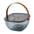 thumbnail image 4 of WLPZXP Fruit Bowl Breakfast Trays Multifunctional Ornament for Outdoor Home Camping Blue, 4 of 9