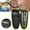 H001- Multicolor, variant on Travel Organizer, Men's Shaver Carrying, 8X2 in, Mesh Zipper Pouch Bags, Durable Gear Holding, international Vacations, Lime Green Black, 1 Pc