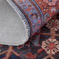 thumbnail image 5 of 2' X 3' Red Orange And Blue Floral Power Loom Area Rug, 5 of 10