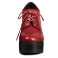 thumbnail image 3 of Unique Bargains Women's Platform High Block Heel Ankle Boots, 3 of 7