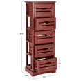 thumbnail image 2 of Hawthorne Collections Armoire à 5 Tiroirs en Pin Rouge, 2 of 3
