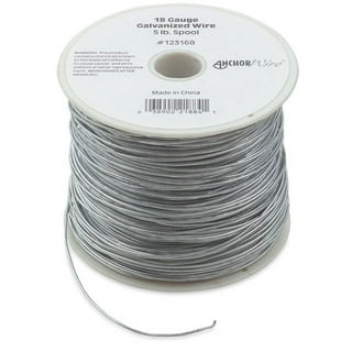22 Gauge Stainless Steel Wire for Jewelry Making, Bailing Snare Wire