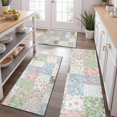 thumbnail image 2 of Pioneer Flower Floral Print Pattern Kitchen Rugs Sets Of 3,Kitchen Runner Rugs Non Skid Washable,Decorative Kitchen Floor Mats for Kitchen,Sink,Laundry,17X30 Inch + 17X47 Inch + 17X59 Inch, 2 of 6