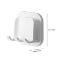 thumbnail image 3 of Monstrate Soporte para cepillo de dientes, soporte de pared Universal para baño, taza de lavado, soporte de almacenamiento, estante extraíble Cocina y Comedor, 3 of 6