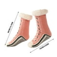 thumbnail image 3 of Fasiaou Slipper Socks for Women/Men Fuzzy Non Slip Winter Thick Warm Soft Cozy Fleece Lining Home Socks with Grippers, 3 of 6