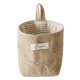 thumbnail image 1 of Cesta colgante pequeña para pared, organizador de algodón y lino, plegable, bolsa decorativa para cocina y baño., 1 of 6