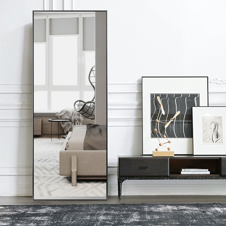 24 in x 71 in Black Modern Full Length Mirror - Walmart.com