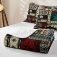 thumbnail image 4 of Erosebridal Adults Western Cowboys Twin Quilt Set,Country Theme Bohemian Exotic Style Twin Coverlet Set For Men Boys,2-Piece, 4 of 7