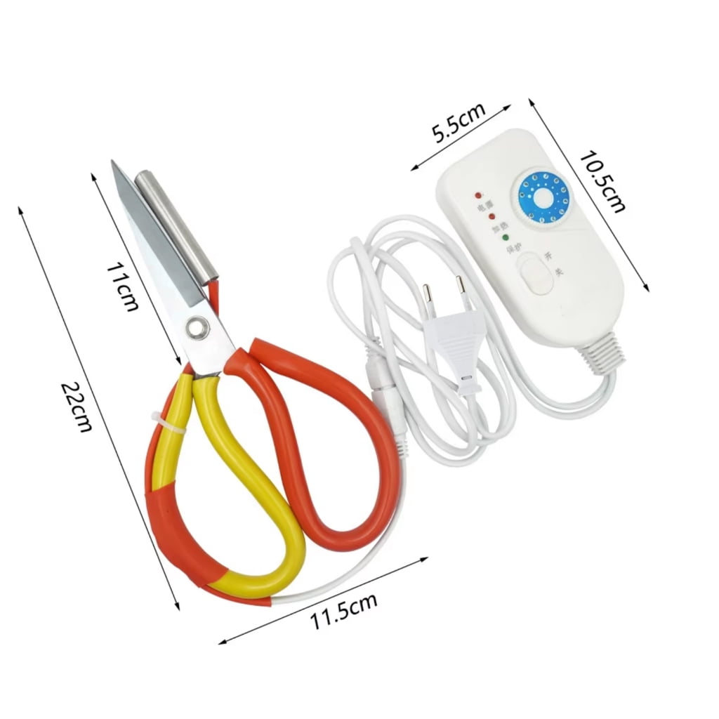 Sinyiin Household Cutting Scissors Electric Heating Scissors Fabric Cutting Tool Tailoring Scissors for Sewing and Crafting