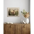 thumbnail image 3 of dashuaibi- Wall Art for Living Room, Rabbit Canvas Prints Vintage Home Decor, Animals Painting Picture Bathroom Wall Decor, Easter Gifts for Friends or Family -【Silly Bunny】-(16L x 12W), 3 of 6