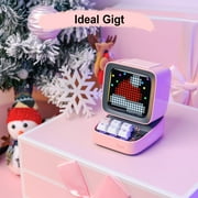 Divoom Ditoo Pro Pixel Art Gaming Bluetooth Speaker with 16x16 LED Display & App Control, 15W, Pink