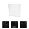 thumbnail image 5 of Wall Mounted File Holder Transparent Magazine Rack Office Paper Materials Rack, 5 of 8