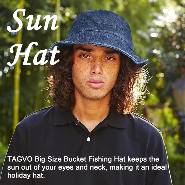 Washed Cotton Bucket Hat for Women Men, Summer UV Protection  display picture 3