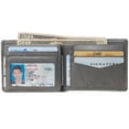 thumbnail image 5 of Alpine Swiss Mens Leather RFID Bifold Wallet 2 ID Windows Divided Bill Section, 5 of 7