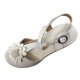 thumbnail image 1 of Sandalias de Cuña de las Mujeres Casuales de Moda Flor de Verano Grueso Sueldo Hueco de Una Correa de Tacón Alto Sandalias de Cuña, 1 of 9
