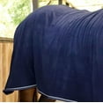 thumbnail image 5 of Jeffers Equine Elite Fleece Horse Cooler Blanket, 69", Soft Lightweight, Navy, 5 of 7