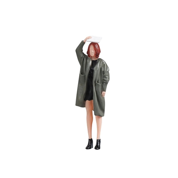Figura 1:32, Accesorios de Decoración Diorama, Modelo de Figura de Personas para , Modelo de Tren, Letreros de E Chica Macarena figura de diorama