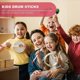 thumbnail image 4 of 14 Pcs Lollipop D Mallet Sticks Round Rainbow Hammer Percussion Sticks Plastic D sticks for Kid, 4 of 5