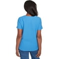 thumbnail image 2 of Alfred Dunner Womens Petite Solid Textured Short Sleeve Tee, 2 of 4