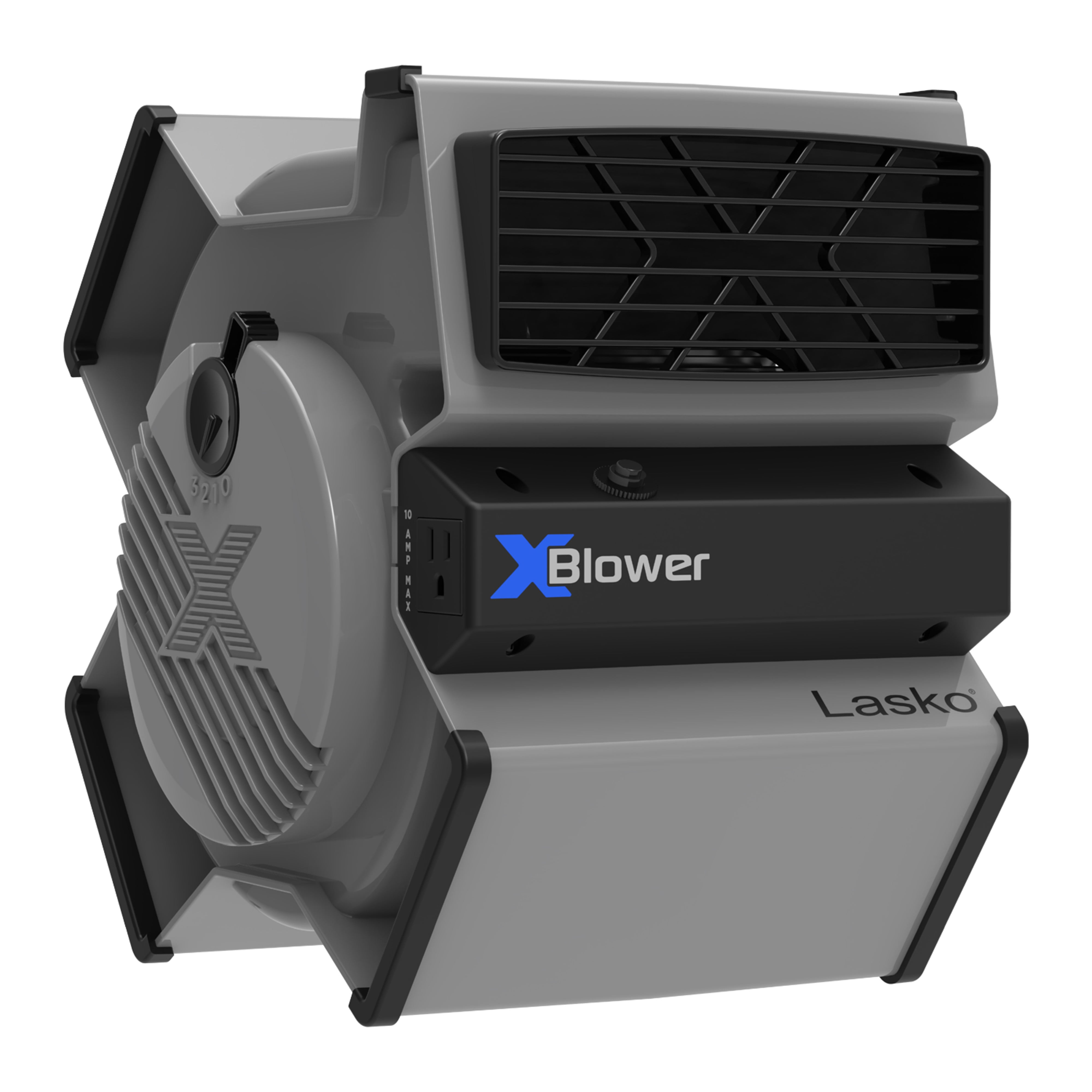 Lasko X-Blower 6 Position Blower Fan with Accessory Outlet and USB Ports,  X12904, Gray - Walmart.com