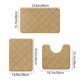 thumbnail image 2 of Juego de 3 alfombrillas de baño de espuma antideslizantes, suaves, absorbentes y de secado rápido para mayor seguridad y comodidad. Lavables a máquina. Gris oscuro. Aestivo | Caqui | AESTIVO, 2 of 7