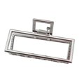 thumbnail image 1 of Pinzas para el pelo de Metal vintage, pinzas para el pelo, accesorios para mujeres (rectangular plateado), 1 of 5
