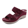 thumbnail image 3 of Shoes Woman Sandals for Beach Shoes Slip On Gladiator Sandals Women Thick Bottom Footwear Flat Sandals Female, 3 of 6