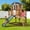 Natural-2, variant on CozyHome Ultimate Kids Playhouse: 9-in-1 Backyard Adventure with Slide, Sandbox & Play Kitchen for Ages 3-10, Durable Wooden Build