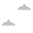 thumbnail image 2 of Inteprter Tiaras Fondant Molde Reutilizable Lavable Resistente al calor Pastel de cocina Chocolate Galleta Pastelería Molde Herramienta de 2piezas, 2 of 6