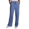 thumbnail image 4 of RBX Active Women's Lightweight Washed Pique Modal Wide Leg Lounge Pants with Pockets, 4 of 4