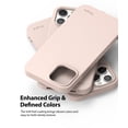 thumbnail image 5 of Ringke Air-S Case Compatible with iPhone 12 Pro / 12, Silicone Flexible TPU Shockproof Matte Slim Phone Cover - Pink Sand, 5 of 11