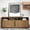 63 In Walnut, variant on Mid Century Modern TV Stand for Bedroom, Fluted Entertainment Center for TVs up to 65 Inch, Media Console with Sliding Doors for Living Room, Walnut
