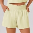 thumbnail image 2 of WAYUTE Womens Shorts High Waisted Sports Shorts Pocket Gym Shorts Sport Running Shorts, 2 of 4
