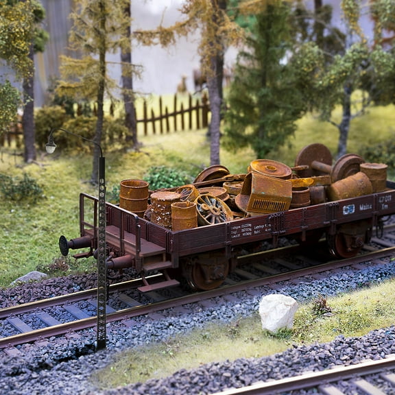 OUNONA 2pcs Railroad Light Model Sand Table Light Model Sand Table Lamp Model DIY Train Lamp Sand Table Decor