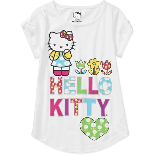Hello Kitty Girls Short Sleeve Graphic T - Walmart.com