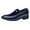 Blue, variant on Mens Loafers Simplicity Velvet Metal Decoration Slip on Breathable Comfortable Soft Sole Comfy Fashion Casual Patent Leather Shoes Blue