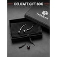 thumbnail image 4 of FaithHeart Men Earrings Viking Wolf Teeth Fung Black Stone Stud Earrings for Men Women Stainless Steel Hypoallergenic Retro Tribal Style Jewlery Gift for Boyfriend Dad, 4 of 7