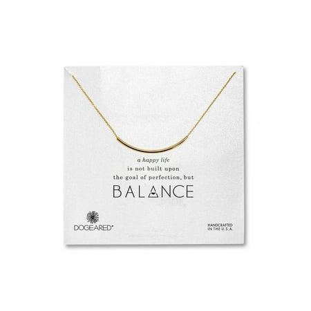 Dogeared Best Mom Necklace - Dogeared Gold Dipped Balance Tube Necklace